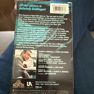 Goldfinger VHS Tape